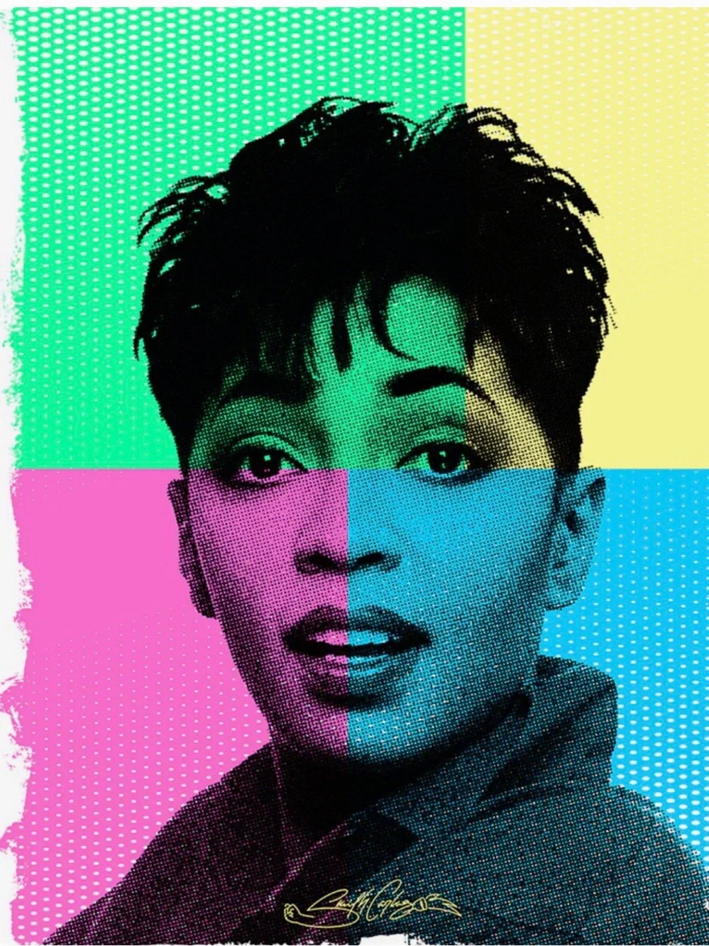 ANITA BAKER POP ART WOMENS/UNISEX XL CLASSIC FIT GRAPHIC TEE NWOT - Picture 2 of 3